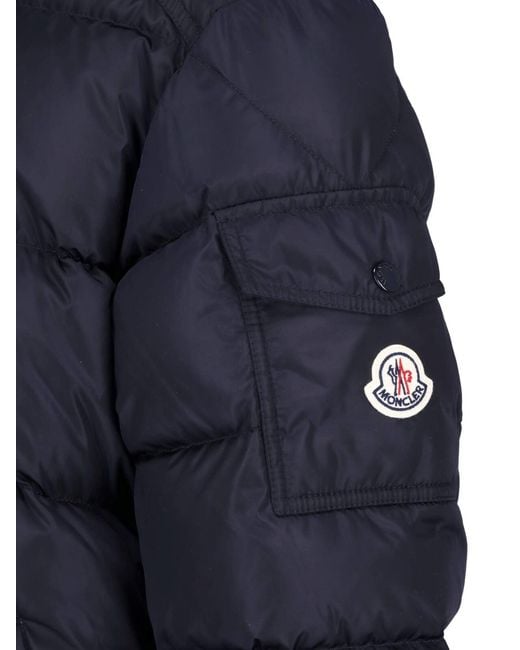 Moncler Blue Down Jacket “Maya” for men