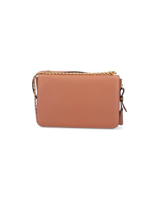 Tod's White Luxury Calf Leather Flap Bag For