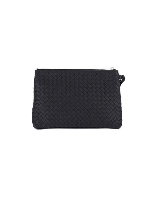 Bottega Veneta Black Small Pouch "Prism" for men