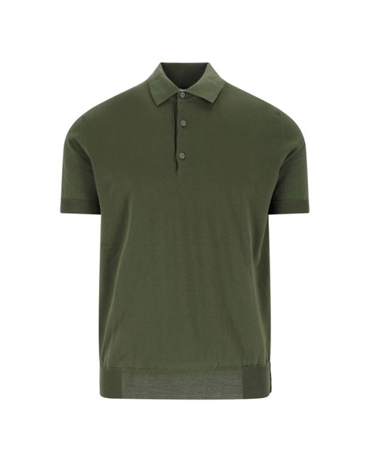 K-Way Green Polo Shirt "Pleyne" for men