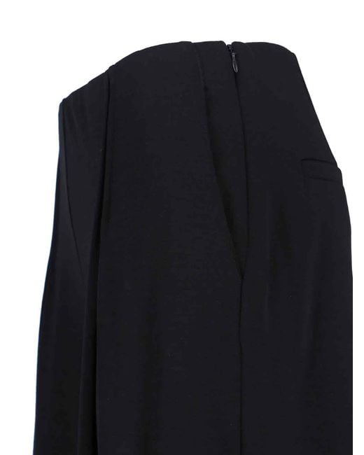 Max Mara Black Virgin Wool Pants