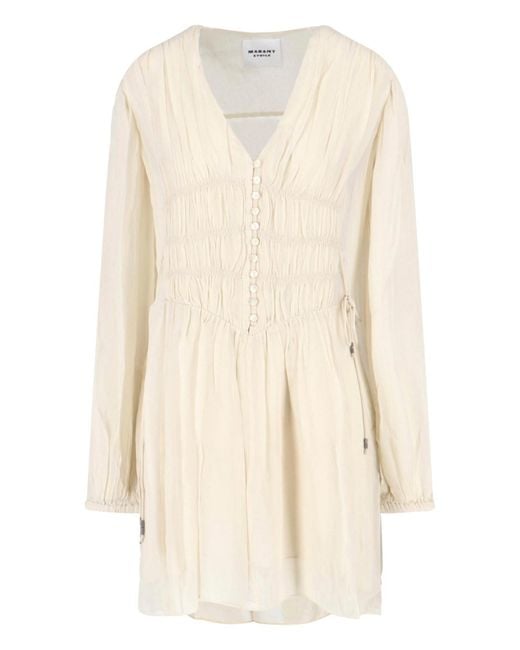 Isabel Marant Natural Dresses Viscose