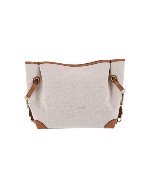 Chloé White Tote Bag "Clover"