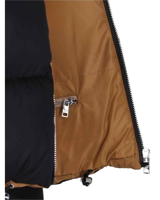 Prada Black Re-Nylon Cropped Down Jacket