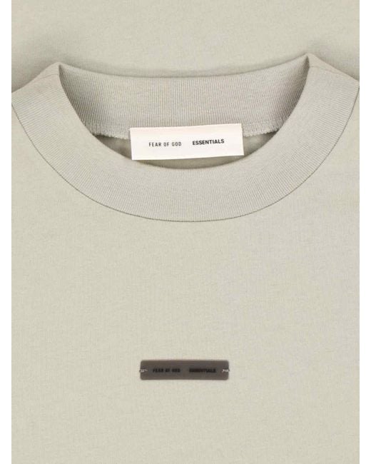 Fear Of God White Logo T-Shirt for men