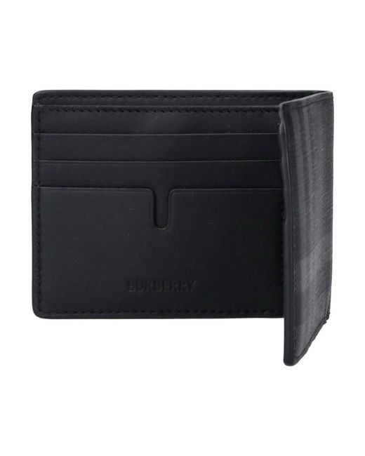 Burberry Black Wallet "City" for men