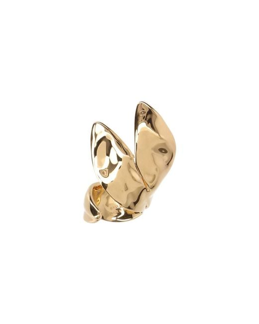 Balenciaga White Geometric Ring