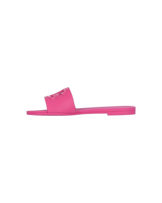 Dolce & Gabbana Pink "dg" Sandals