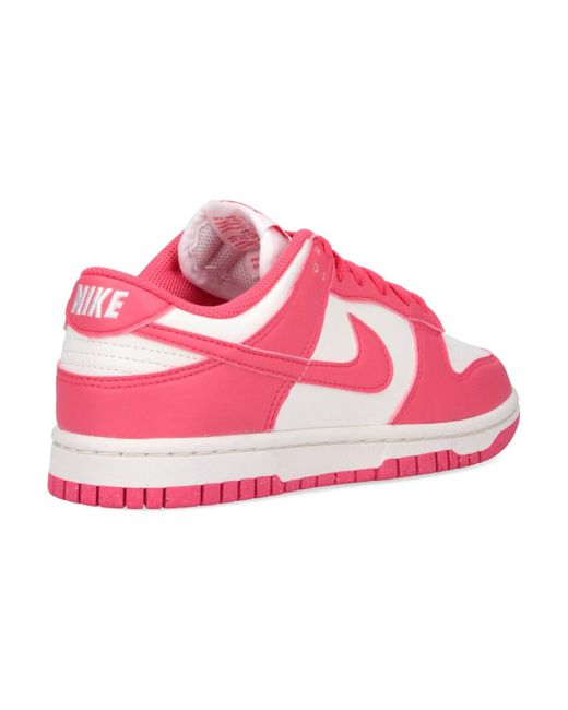 Nike Pink "dunk" Low-top Sneakers