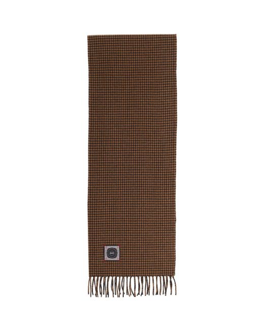 Sciarpa Pied De Poule di Destin in Brown da Uomo