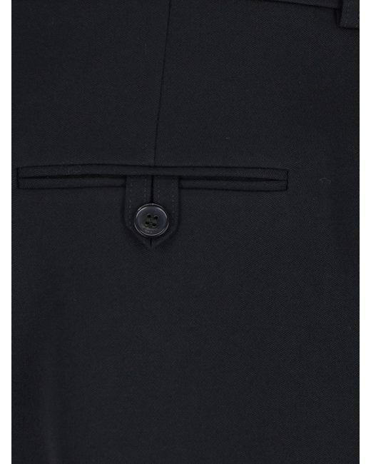 Saint Laurent Blue Wool Shorts