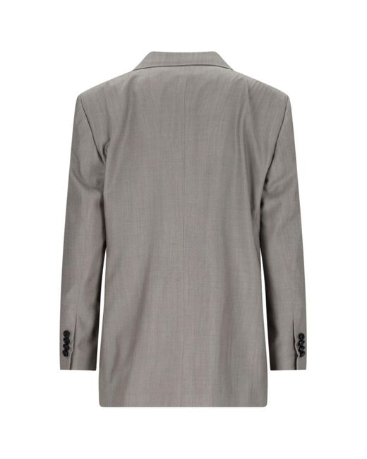 Lardini Gray Double-breasted Suit