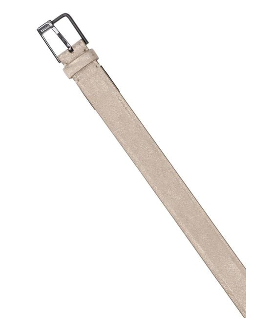Maison Margiela Multicolor Cream Belt With Minimalist Design And Classic Buckle