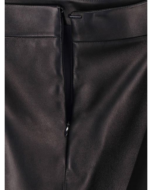 Givenchy Black Lambskin Mini Skirt