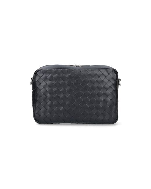 Bottega Veneta Gray Medium Intrecciato Camera Handbag for men