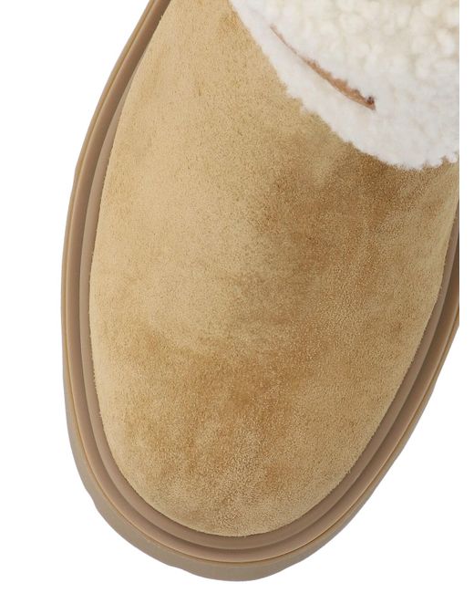 Moncler Natural 'Aurea' Ankle Boots