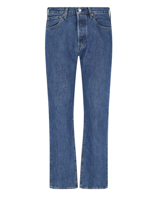 Levi's Strauss Blue '501 Stonewash' Jeans for men
