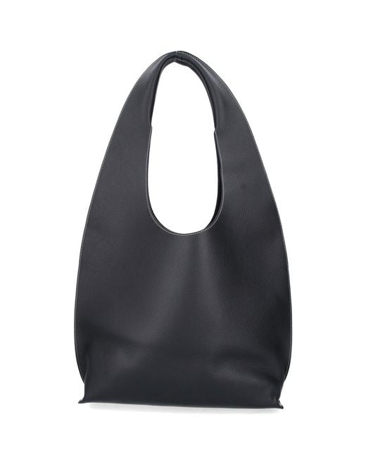 A.P.C. Black Shoulder Bag "Neige Clou"