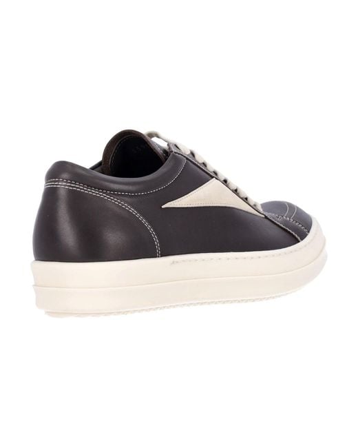 Rick Owens Black Sneakers “Vintage” for men