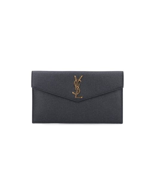 Saint Laurent Black 'uptown' Pouch