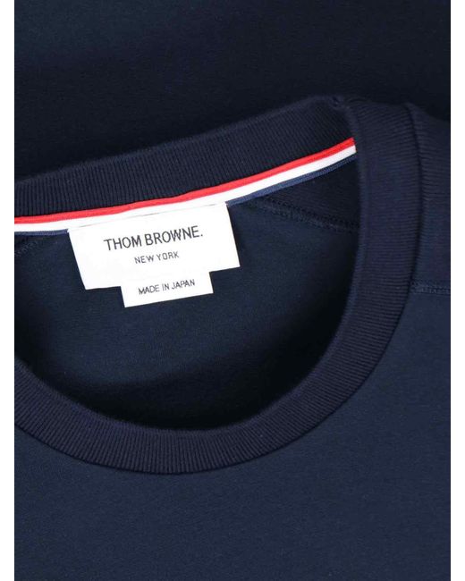 Maglietta "4-Bar" di Thom Browne in Blue da Uomo