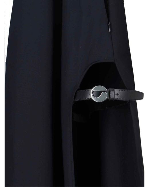 Coperni Blue Garter" Maxi Dress