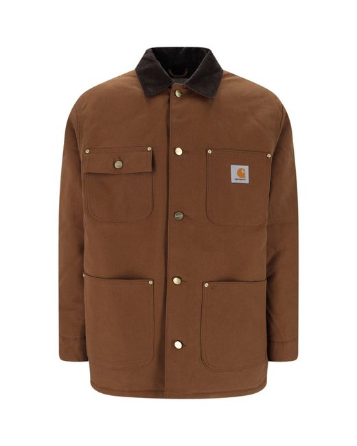Carhartt Brown Jacket “Og Chore” for men