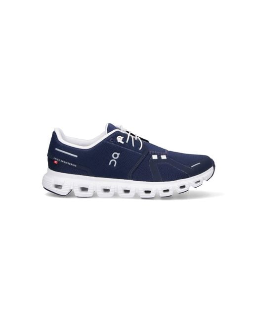 On Shoes Blue "Cloud 6" Sneakers for men