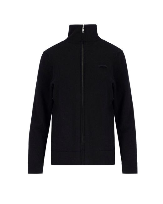 HODAKOVA Black High Neck Zip Sweater