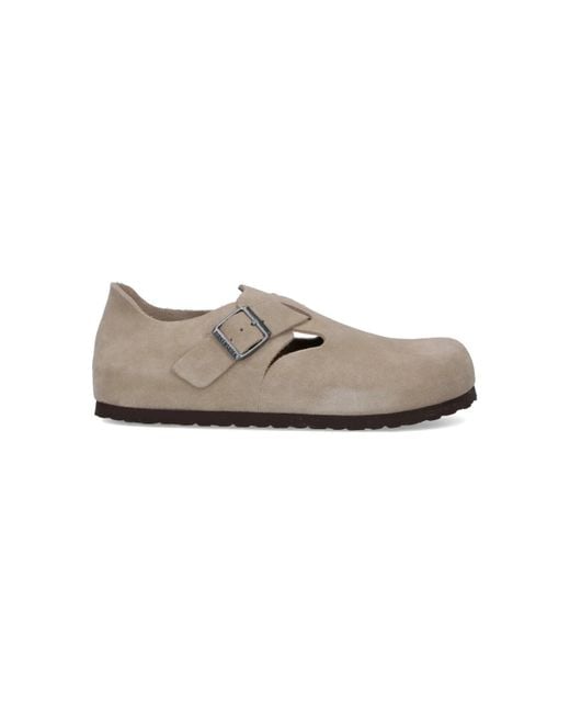 Birkenstock White 100% Leather Sandals With Supportive Footbed