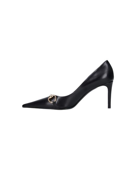 Gucci Black Leather Pumps