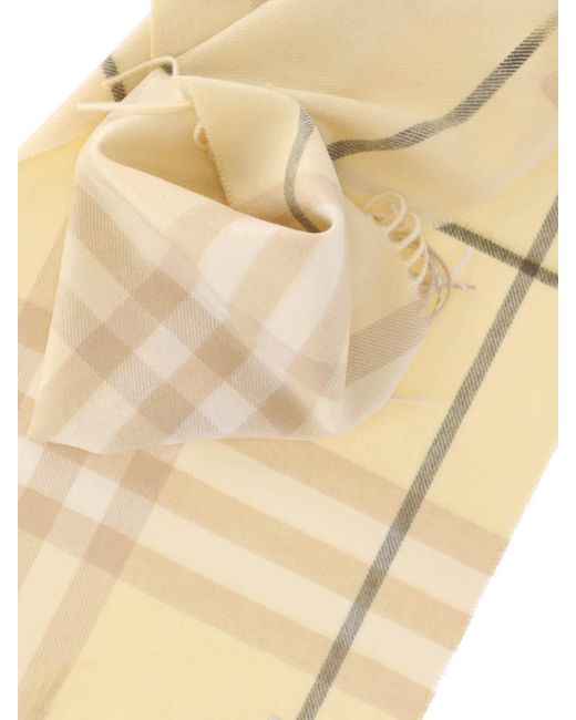 Sciarpa "Check" di Burberry in Metallic