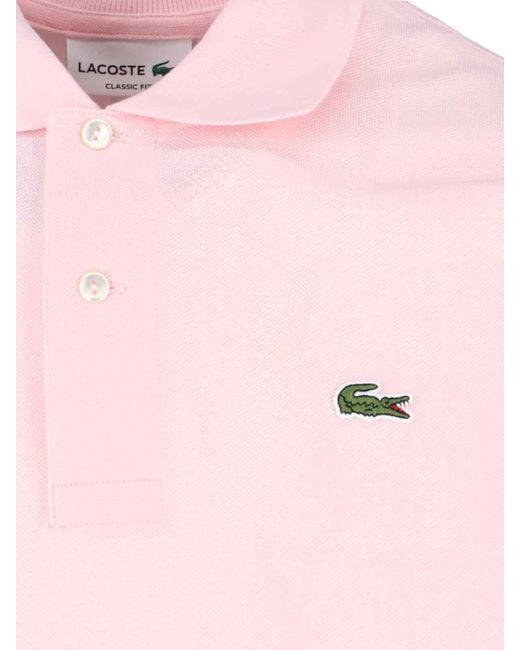 Lacoste Pink T-Shirts And Polos Cotton for men