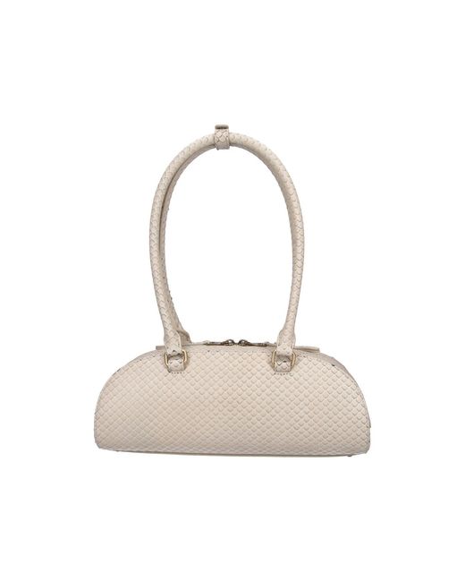 DIESEL White Shoulder Bag “1Dr Dome”