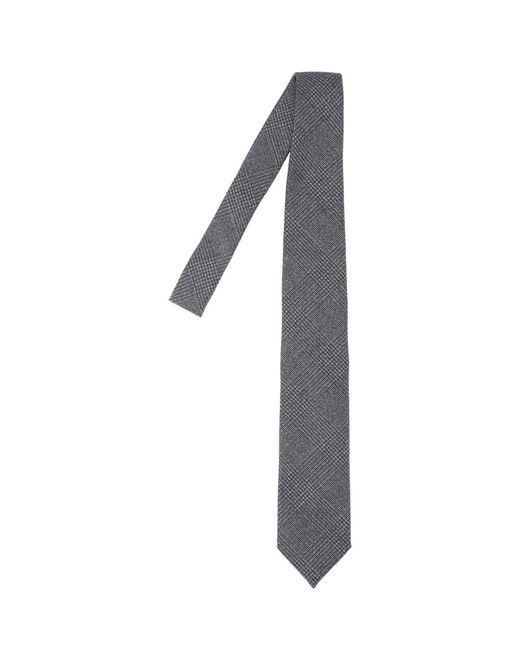 Lardini White Virgin Wool Tie for men