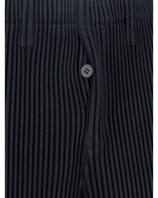 HOMME PLISSÉ Blue 'September' Pants for men
