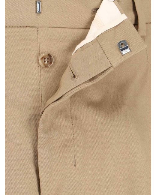 AMI Natural Cotton Bermuda Shorts for men