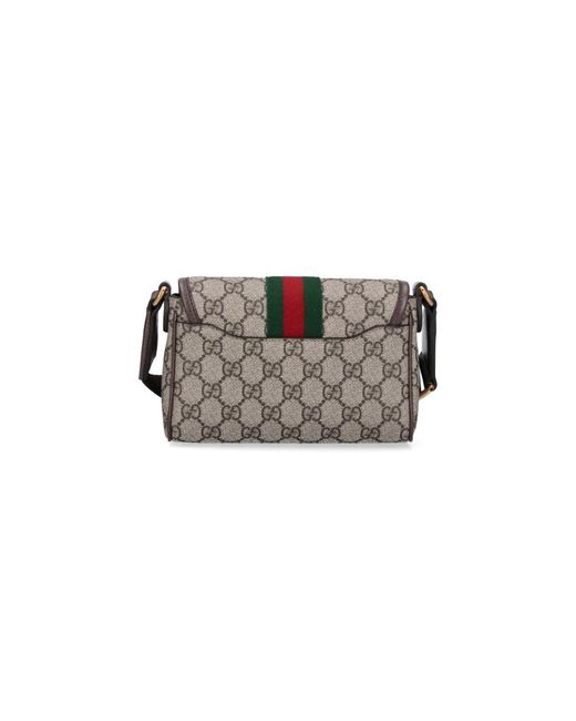 Gucci Gray Mini Shoulder Bag "Ophidia" for men