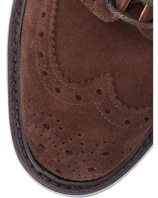 Tricker's Brown 'Bourton' Derby Shoes for men