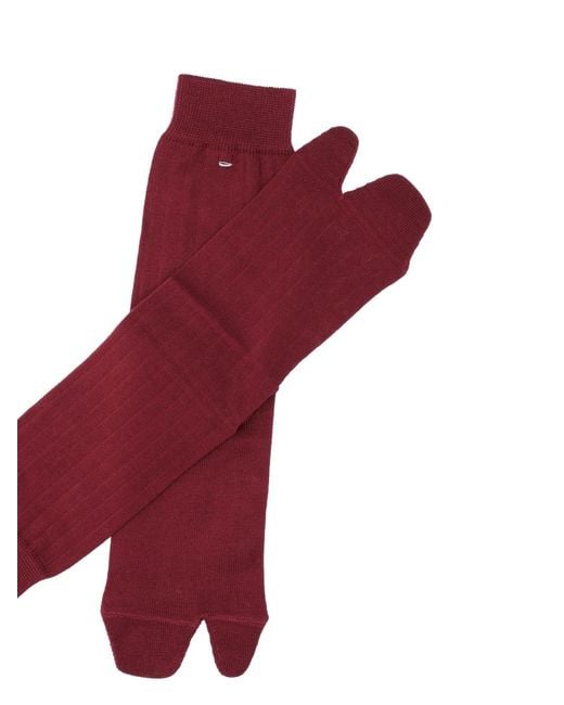 Maison Margiela Red Socks "Tabi"