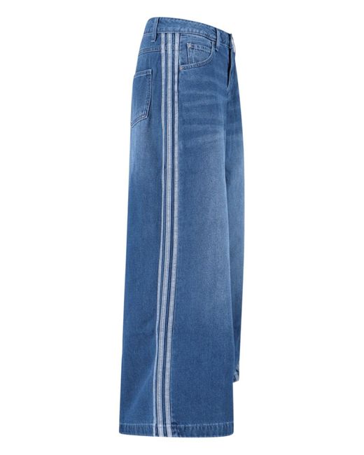 Jeans Ampi "Adilenium" di Adidas in Blue
