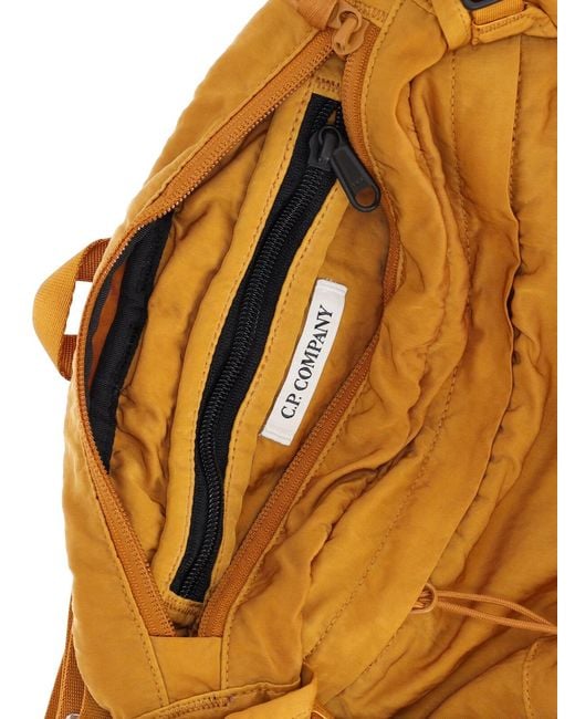 C P Company Orange Belt Bag "Nylon B Lens" for men