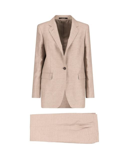 Tagliatore Natural "Adrianne" Single-Breasted Suit