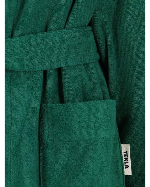 Tekla Green Classic Bathrobe