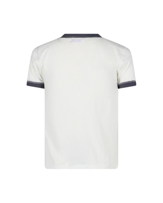 T-Shirt Stampata di ERL in White da Uomo