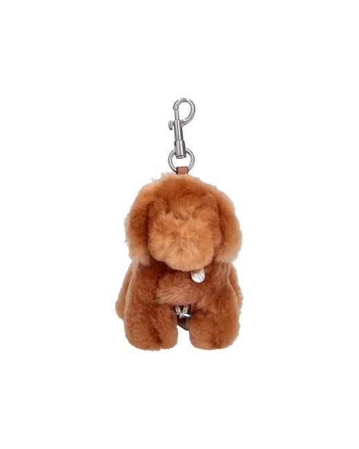 Anya Hindmarch White Keychain Charm "Poo Bag"