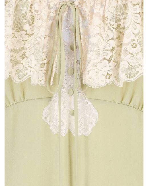 Chloé White Maxi Silk Dress