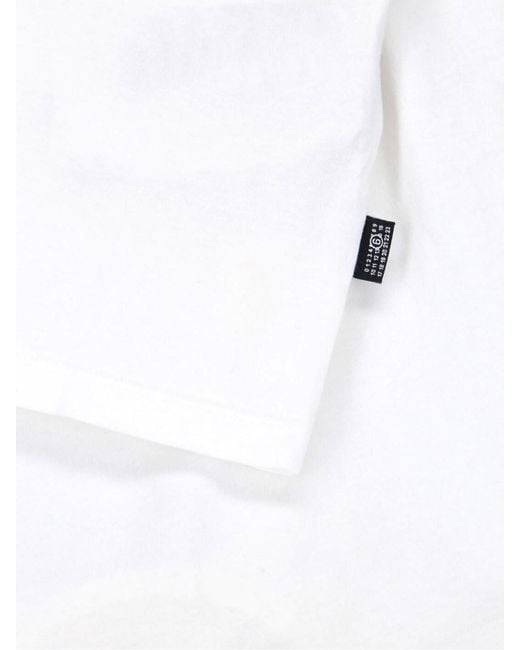 MM6 by Maison Margiela White T-Shirt "Margie"