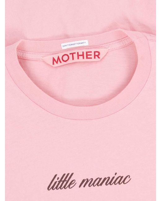 Mother Pink Graphic Crewneck T-Shirt