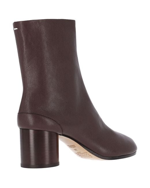 Maison Margiela Brown Ankle Boots "Tabi"